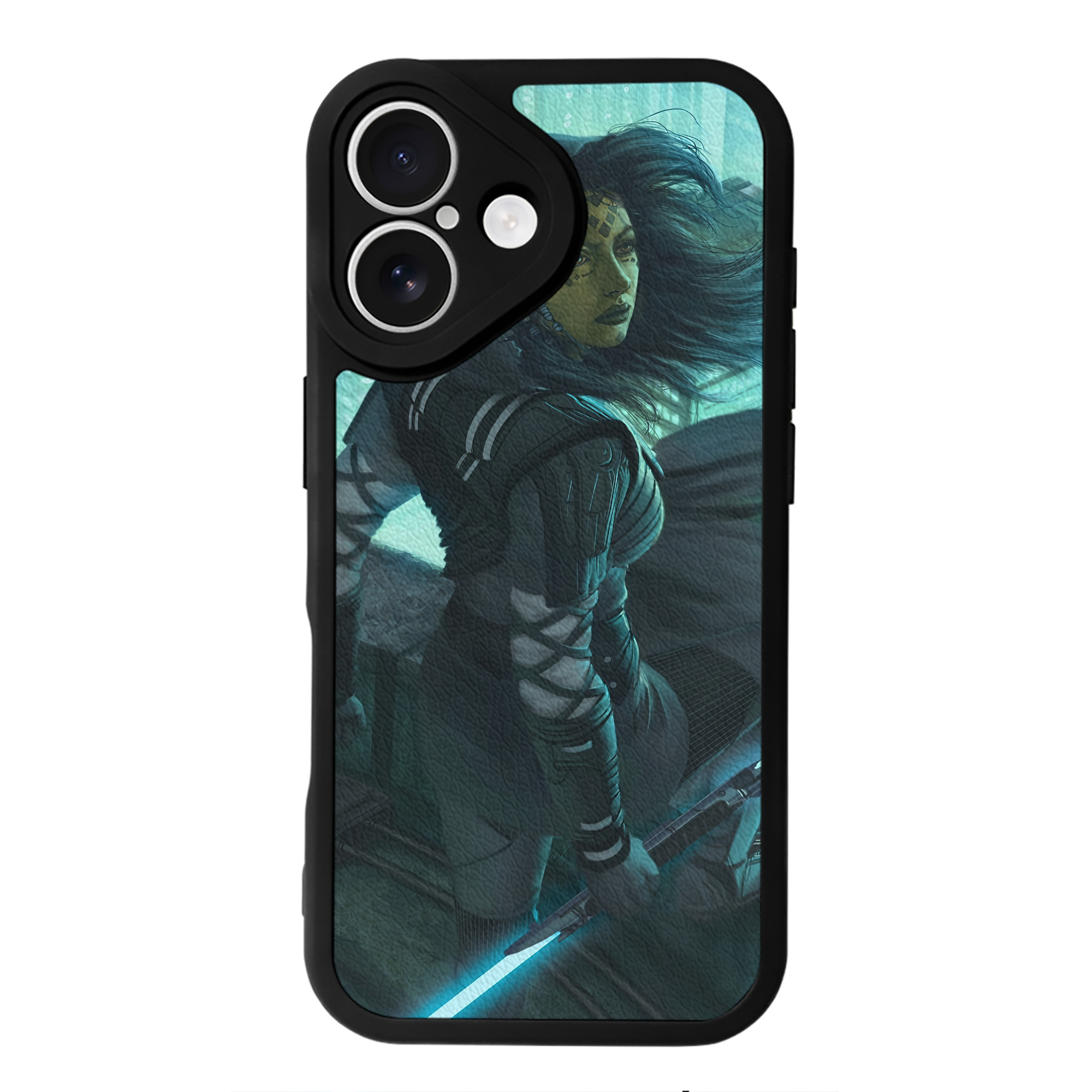 （画像用） スター・ウォーズ Star Wars 【iPhone 16シリーズ対応】シリコンスマホケース（レザー調） 材質：シリコン